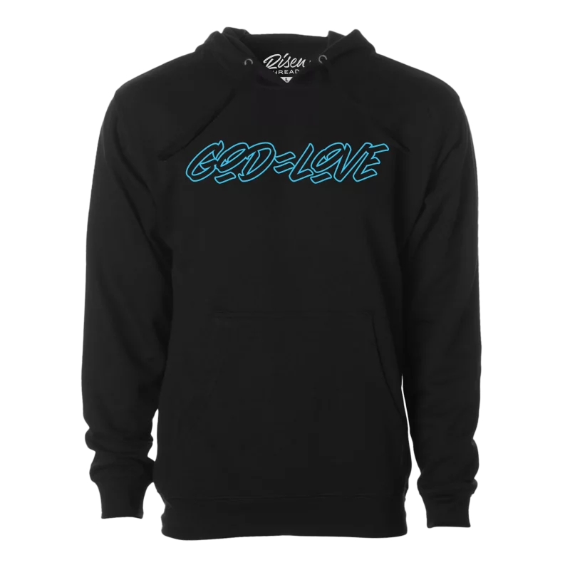 God Is Love Hoodie Risen Threads Christian Hoodie